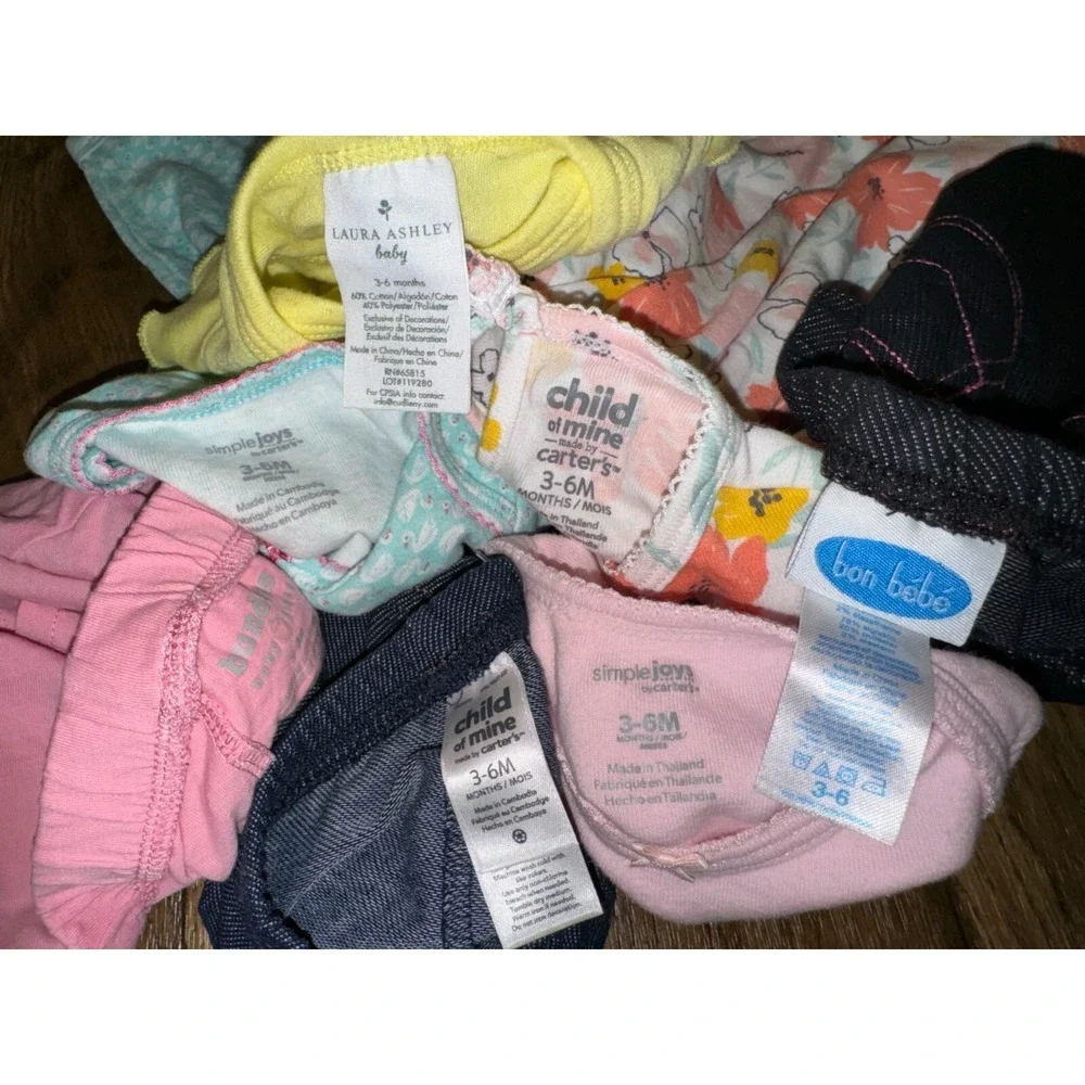 Baby Girl 3/6 Months Clothes Rompers Pants Shirts‎ Bodysuits Outfits Summer Lot